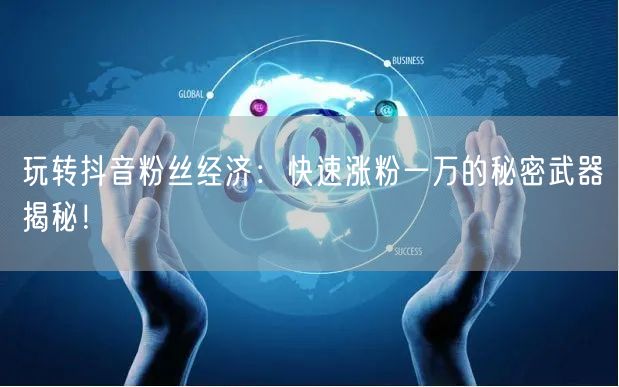 玩转抖音粉丝经济：快速涨粉一万的秘密武器揭秘！